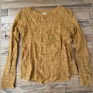 EZE Summer (Anthropologie brand) long sleeve top